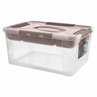 Ящик универсальный с замками и ручкой (15,3л, 390х290х180мм)